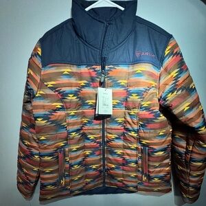 Ariat women’s Colorful Geometric Puffer Jacket